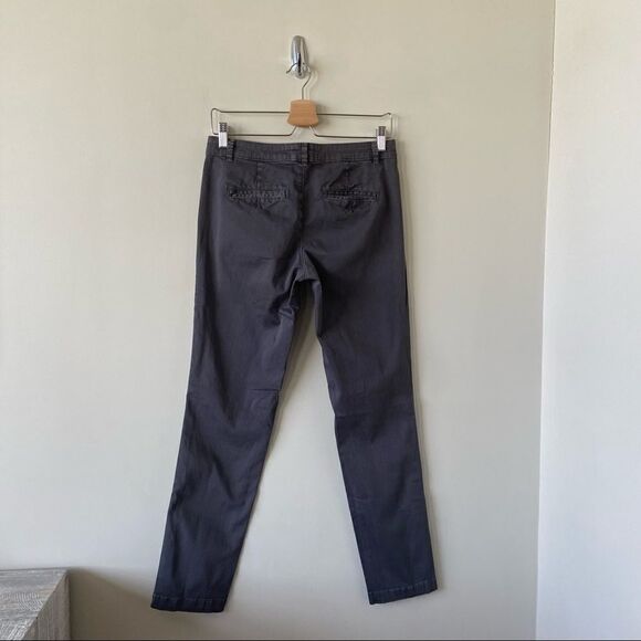 Anthropologie-chino Dark Grey Aztec Side Stripe Trouser (Size:26) - Picture 2 of 10